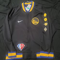 Nike Men's 2023-24 City Edition Golden State Warriors Black Showtime Full Zip Jacket