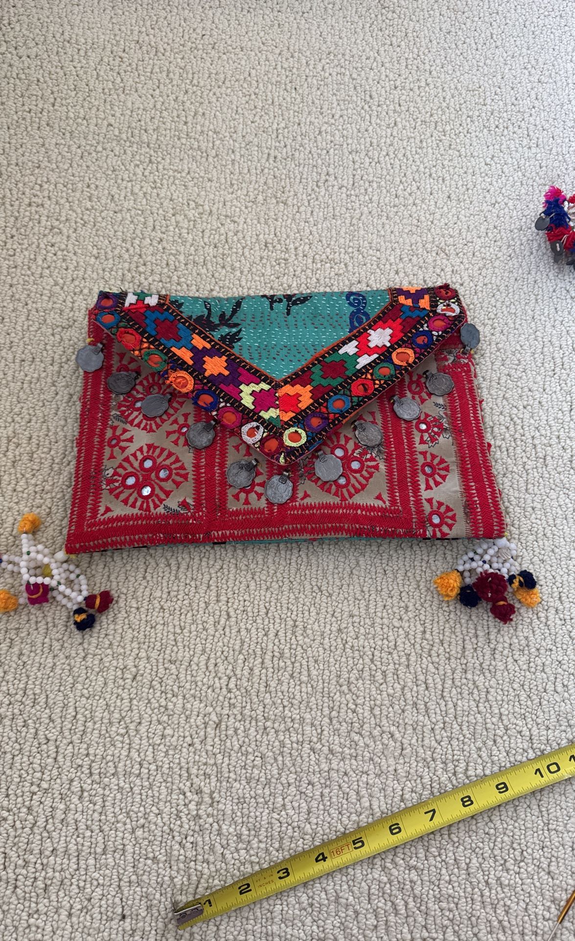 Bohemian Vintage Embroidered Clutch