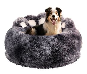 NEW Extra Large Dog Bed with Removable Cover Egg Crate Foam Grey New, Open Box, Sealed Package
