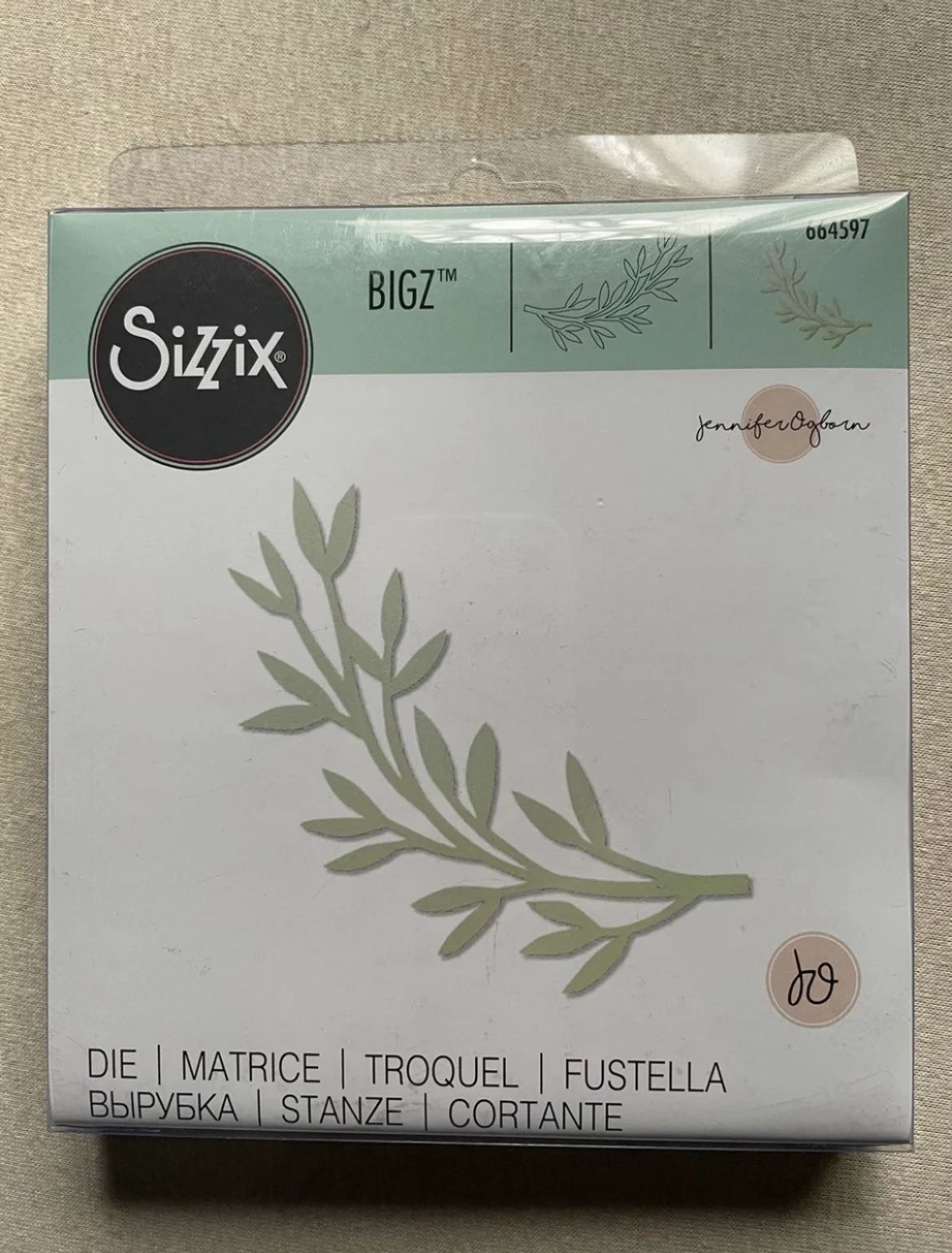 Sizzix BigZ Die Modern Foliage 664597 New