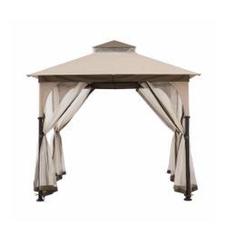 Sunjoy Gazebo Canopy With Mosquito Screens