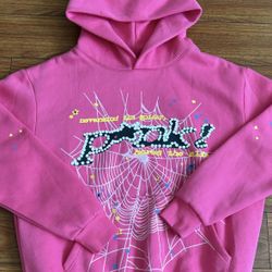 Pink Spider Hoodie