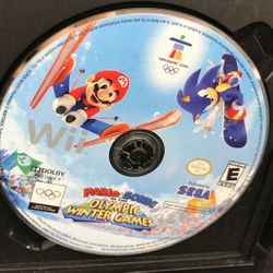 Mario And Sonic At The Winter Olympic Games Nintendo Wii And Wii U Wiiu Game