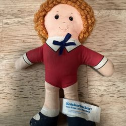 KNICKERBOCKER TOYS Orphan Annie Plush Doll 6.5” 1982 Vintage
