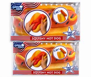 Sunny Days Squeeezy Squishy Hot Dog