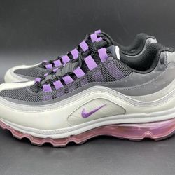 Nike Air Max 24/7 Club Women's Shoe Size 8 Athletic Purple Gray White 397292-002