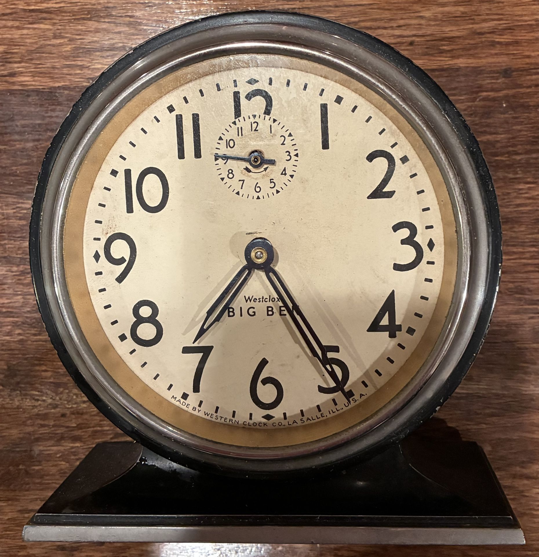 Working 1930’s Westclox Big Ben Alarm Clock