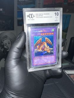 Yugioh thousand dragon graded 10 bccg