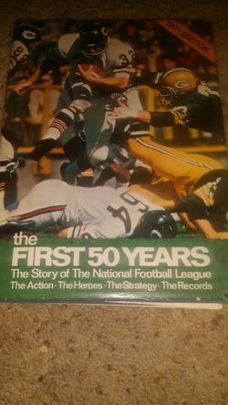 NFL first 50 years / 1971 hard cover