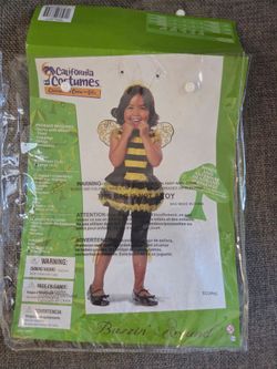 Bee costume girl 4-6