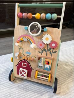 Lehoo Castle Wooden Baby Walker