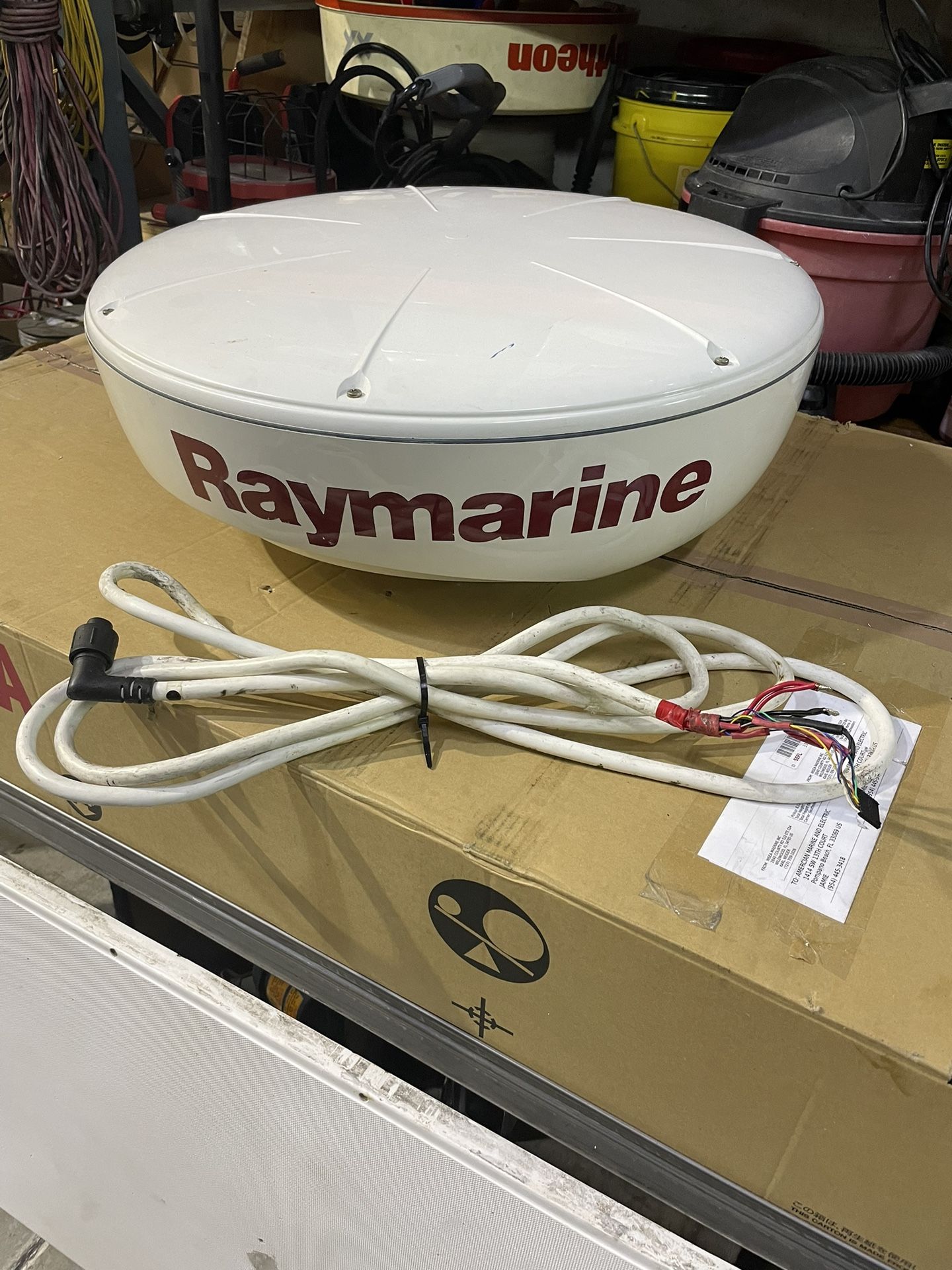 Ray Marine Radar RD424 4kw 24inch Dome With Wires