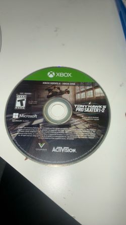 Tony hawks pro skater 1 and 2 for Xbox one NO CASE