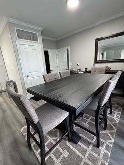 6 Piece Dining Set with Credenza
