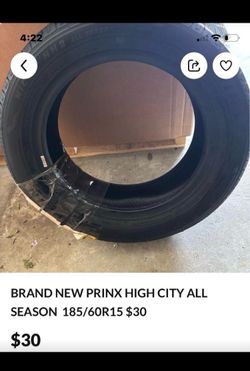 NEW TIRES ONE OF EACH