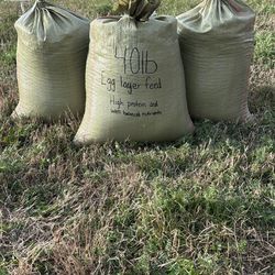 40lb Bags of Egg Layer Feed