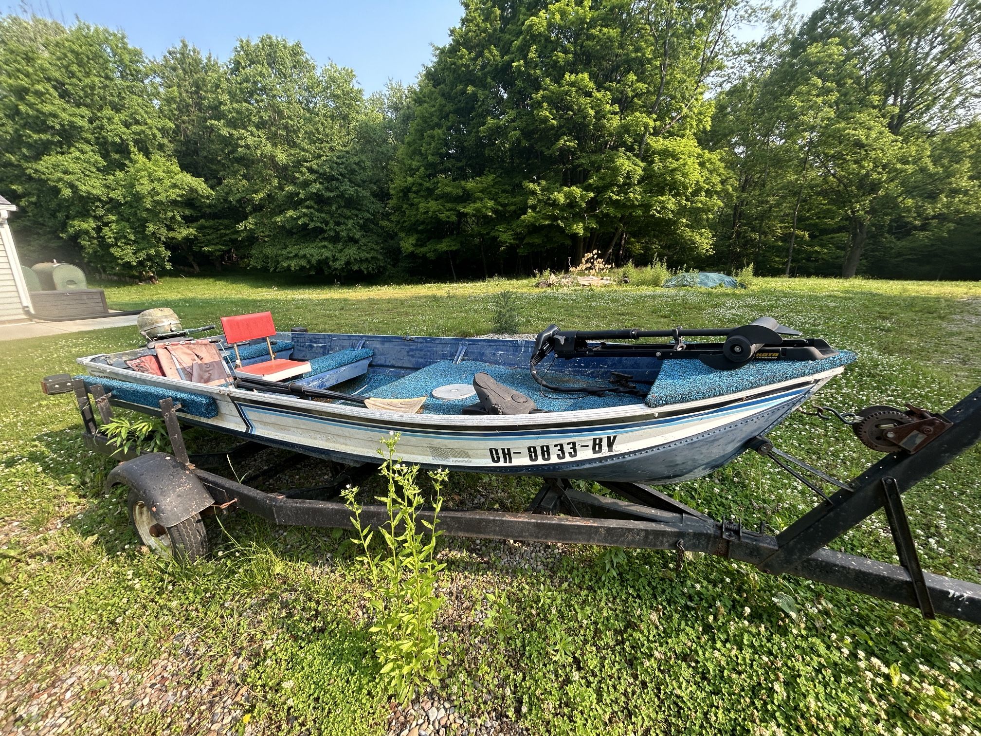 14 Foot Smokercraft Fishing Boat And Trailer