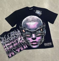 Hellstar Black Graphic T-Shirt with Tags
