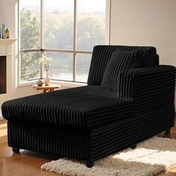 Black Chaise longue