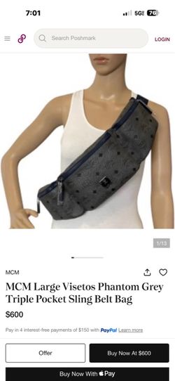 Fanny pack mcm 3  pocket
