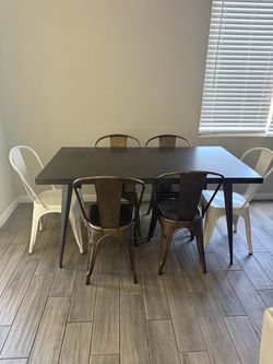 Metal dining set originally $1600 for all