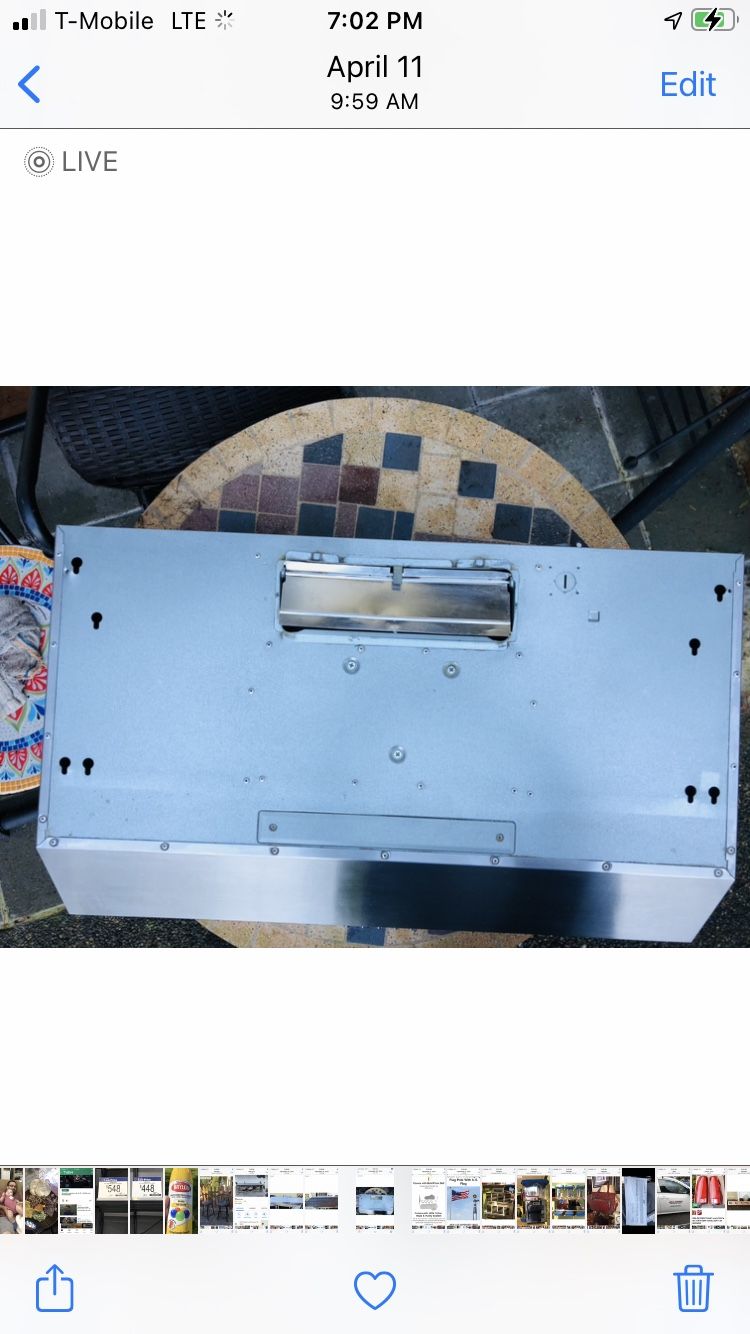 Stainless steel kitchen hood