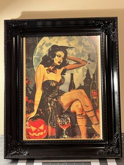Framed Halloween Print 