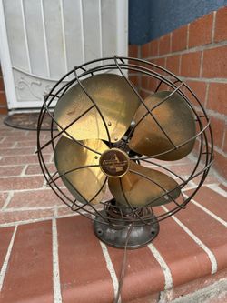Vintage Emerson Fan Brass Blades