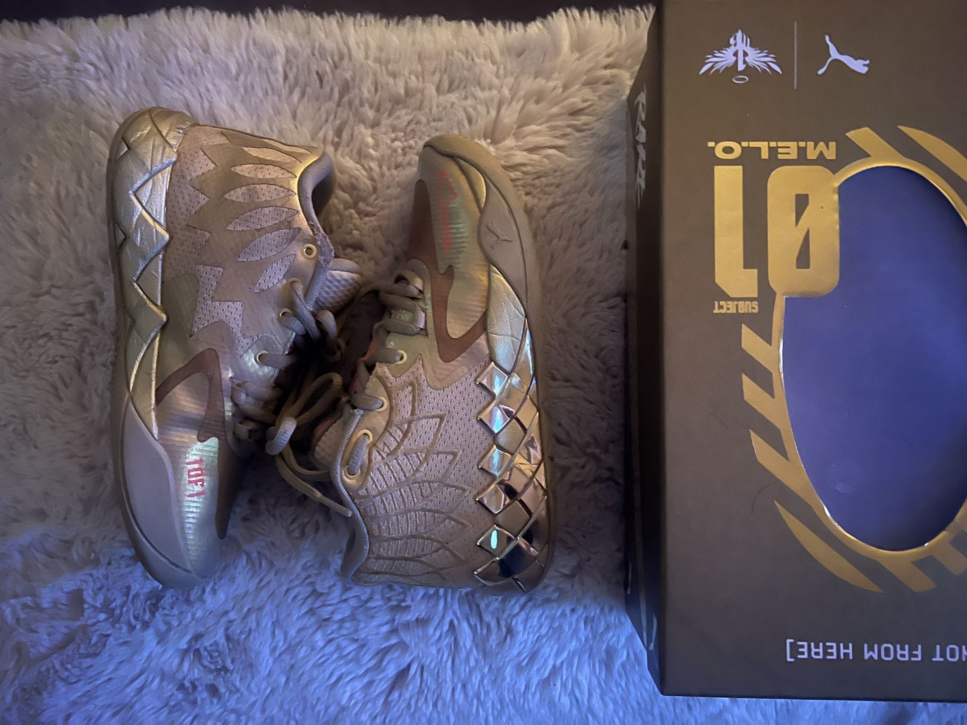 M.E.L.O. Rare Metallic Gold Kids Size 6 Basketball