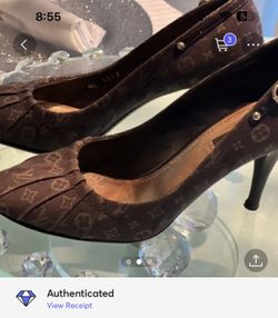 Louis Vuitton - Authenticated Sandal - Leather Brown for Women, Good Condition