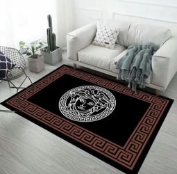 Medusa Rug W/ Red Detail