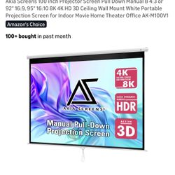 Projector & Screen & Mount 