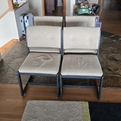 4 Upholstered Dining Chairs
