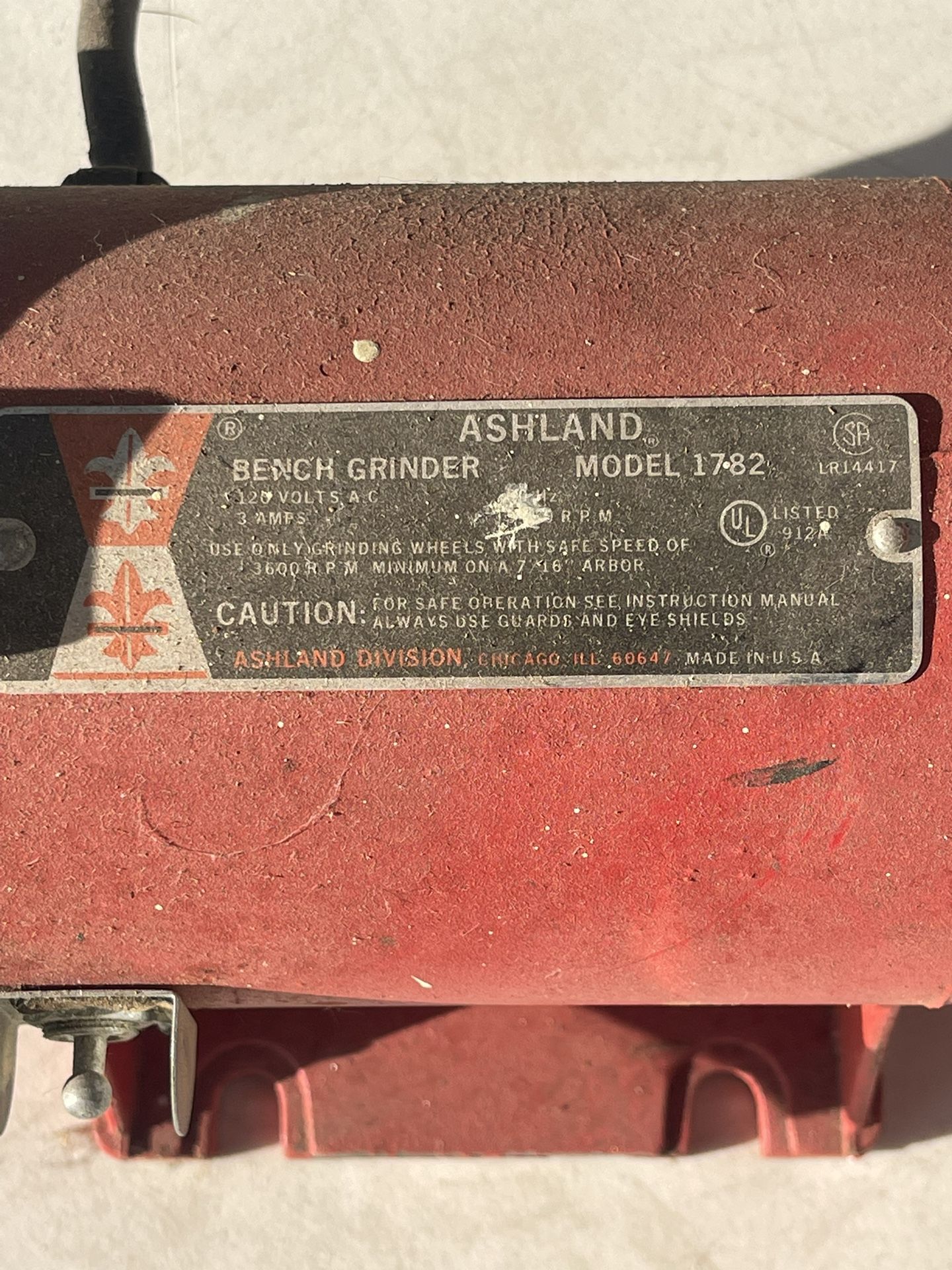 Vintage Ashland Bench Grinder Model 1782 for Sale in Edgewood, WA OfferUp