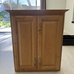 Bathroom Wood Wall Cabinet  