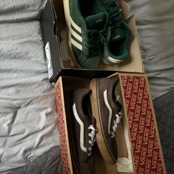 Boys Vans And Adidas Size 7Y