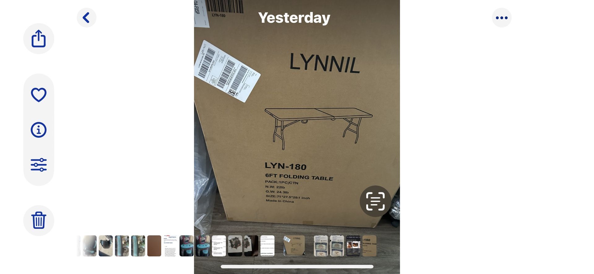 Indoor Or Outdoors Portable 6 Ft Table.