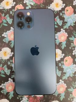 iPhone 12 Pro Max 6.7" (Unlocked) 128GB Pacific Blue - 90 day warranty included!