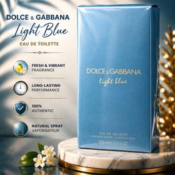 Dolce & Gabbana Light Blue 100ml Men Cologne New Authentic