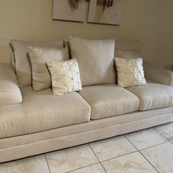 White Sofa Set
