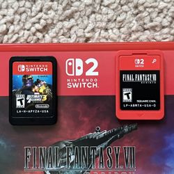 Final Fantasy 7 Rebirth Nintendo Switch 2 + Marvel Alliance 3 Game