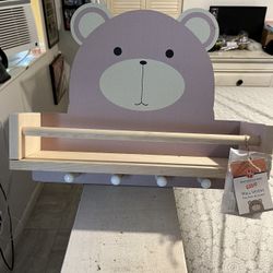Boys Or Girls Kids Bear Wall Hooks From Huntington Home