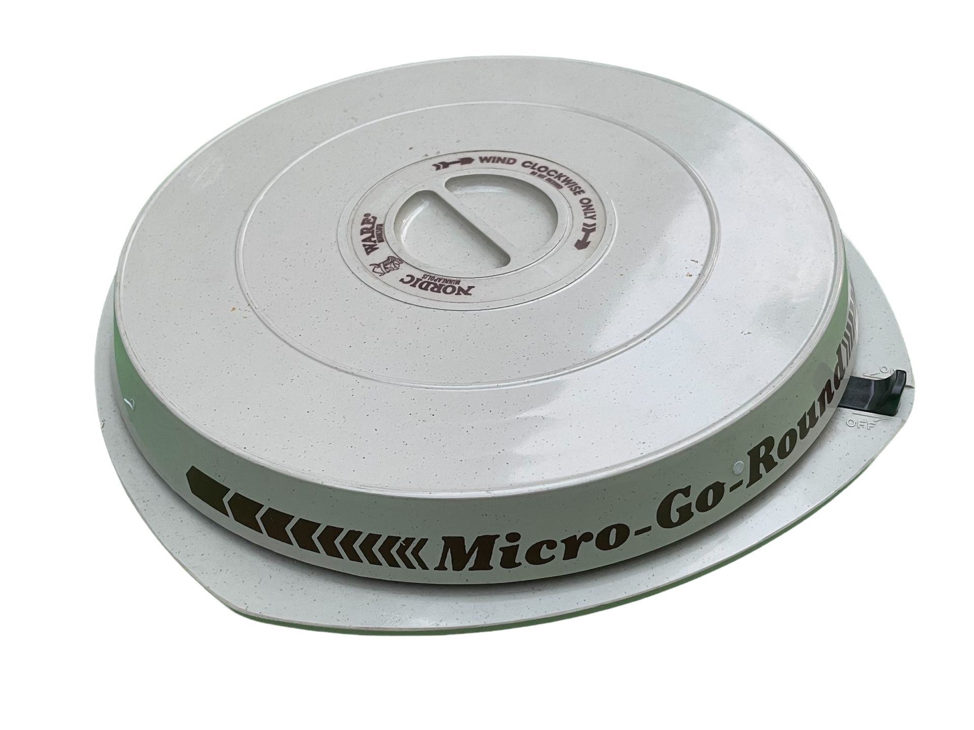VTG Nordic Ware Original Micro-Go-Round 9.5" Wind Up Microwave Turntable Rotator