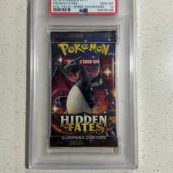 Pokémon PSA 10 - 2019  HIDDEN FATES FOIL PACK-SHINY CHARIZARD