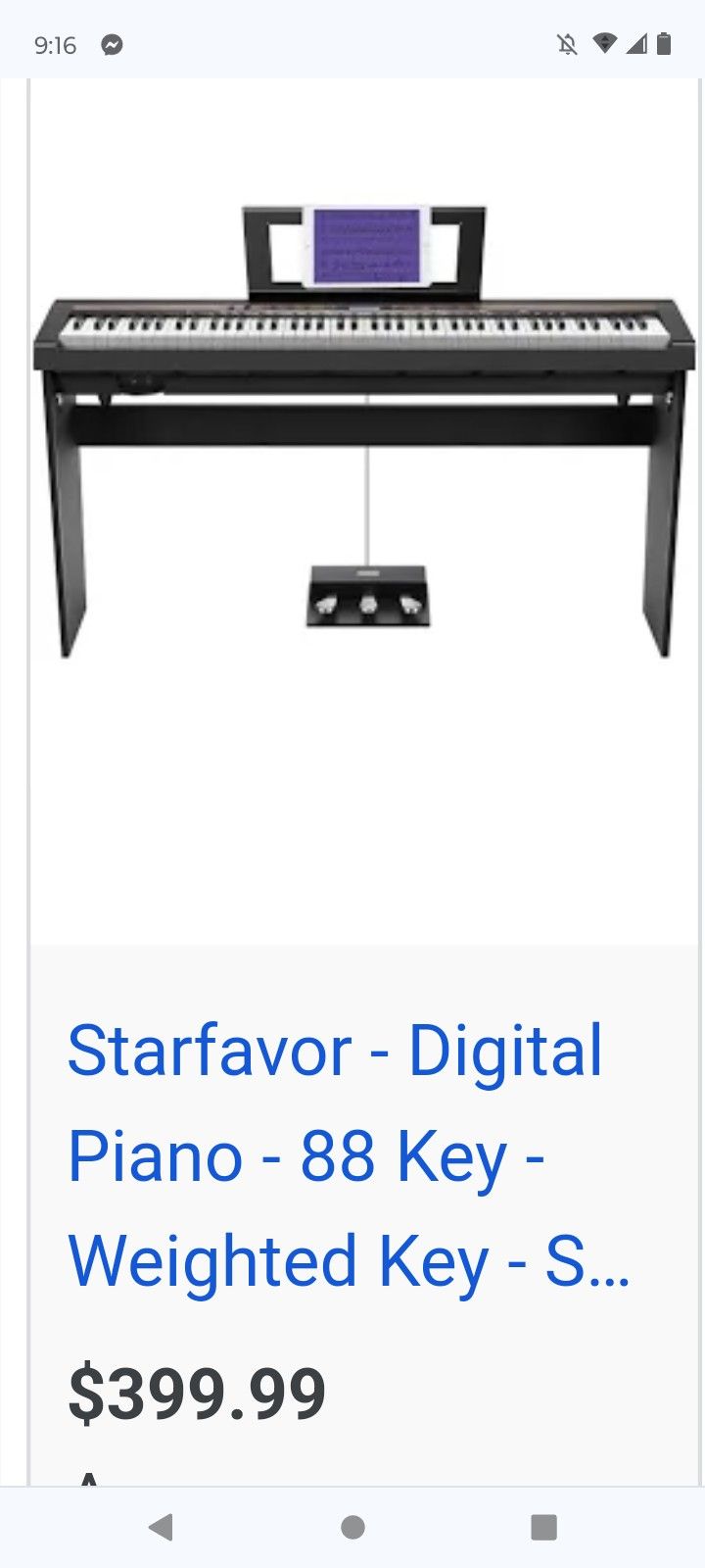 Starfavor SP-150W with Stand Digital Piano,88 Key Weighted Keyboard with Hammer Action,Piano 88 Keys with Wood Grain And Adjustable Bench