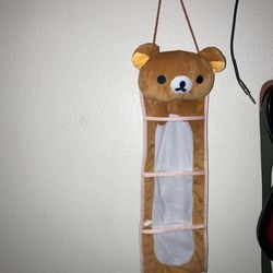 Rilakkuma hanging storage bag