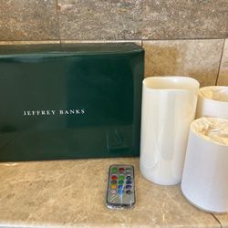 Jeffrey Banks Color Changing Flameless Candles