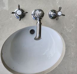 Bathroom Sink And Counter Marble Top( Faucet Included) 24D ×36W