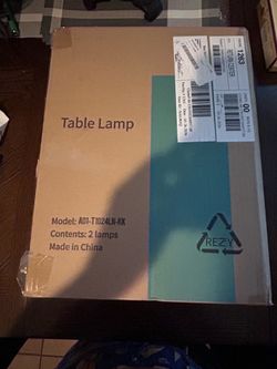 Bed / Table side lamps