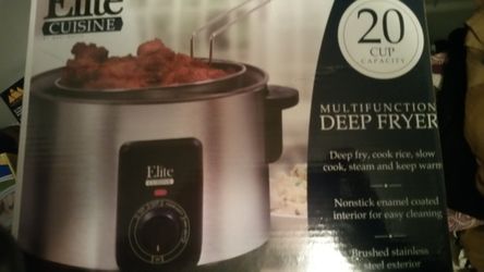 20 cup capacity deep fryer